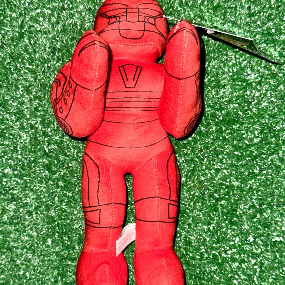 The Toy Factory Rock Em Sock Em Red Boxing Fighting Robot Plush New With Tag